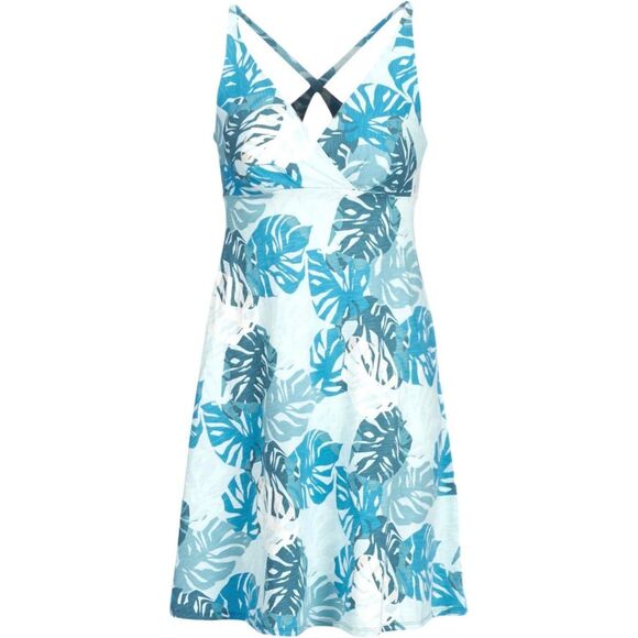 NWOT Patagonia Amber Dawn Jersey Dress in Tarkine Fern:Tasmanian Teal - Size S - Picture 6 of 14